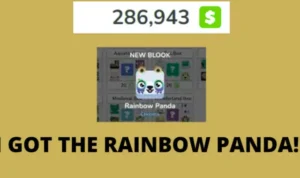 rainbow panda blooket